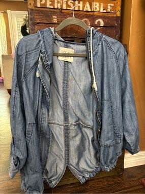 Thread & Supply Light Denim Jacket in Light Blue